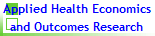 Applied Health Economics
and Outcomes Research