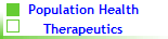 Population Health
Therapeutics